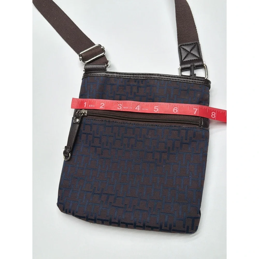 Tommy Hilfiger Crossbody Bag Navy Blue Monogram Small Shoulder‎ Purse